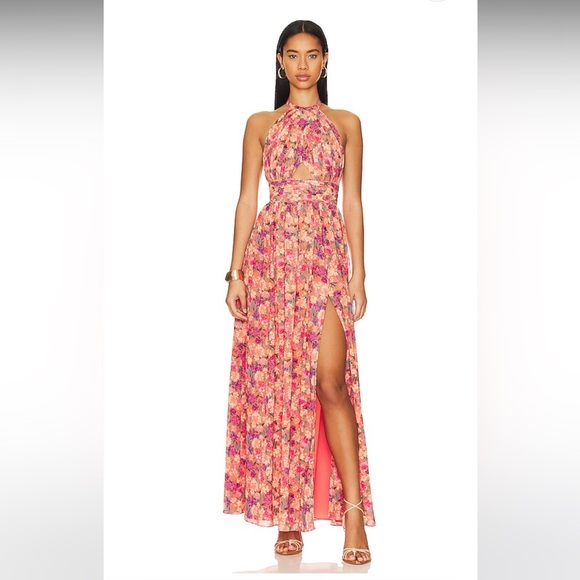 Lovers and Friends Hazel Gown in Impressionist Floral - Revolve - Picture 1 of 5